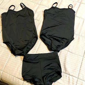 Three piece black Balera basics, Size child small